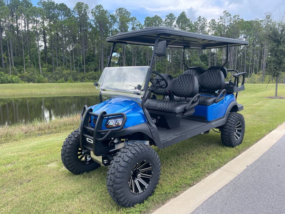 The Appeal and Customization of Lifted Golf Carts